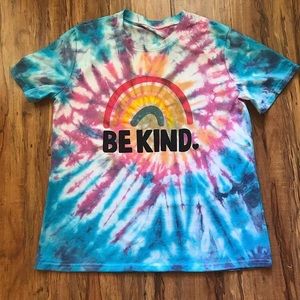 Be Kind Tie Dye Graphic Tee